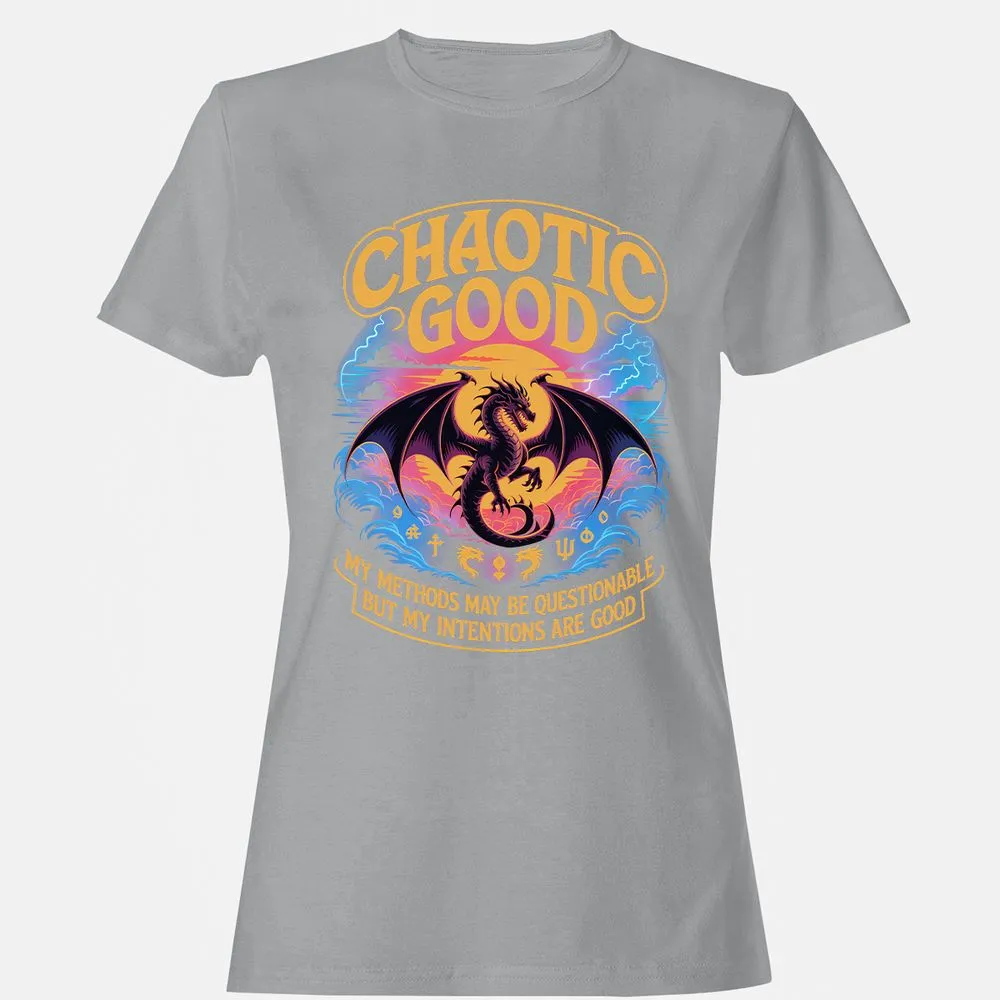 Chaotic Good Women's T-Shirt - Sport Grey - 15