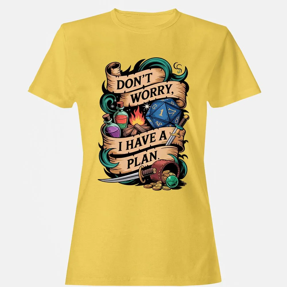 Don't Worry I Have A Plan Women's T-Shirt - Daisy - 4
