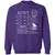 Aunt Stats Classic Unisex Sweatshirt - Purple - 6