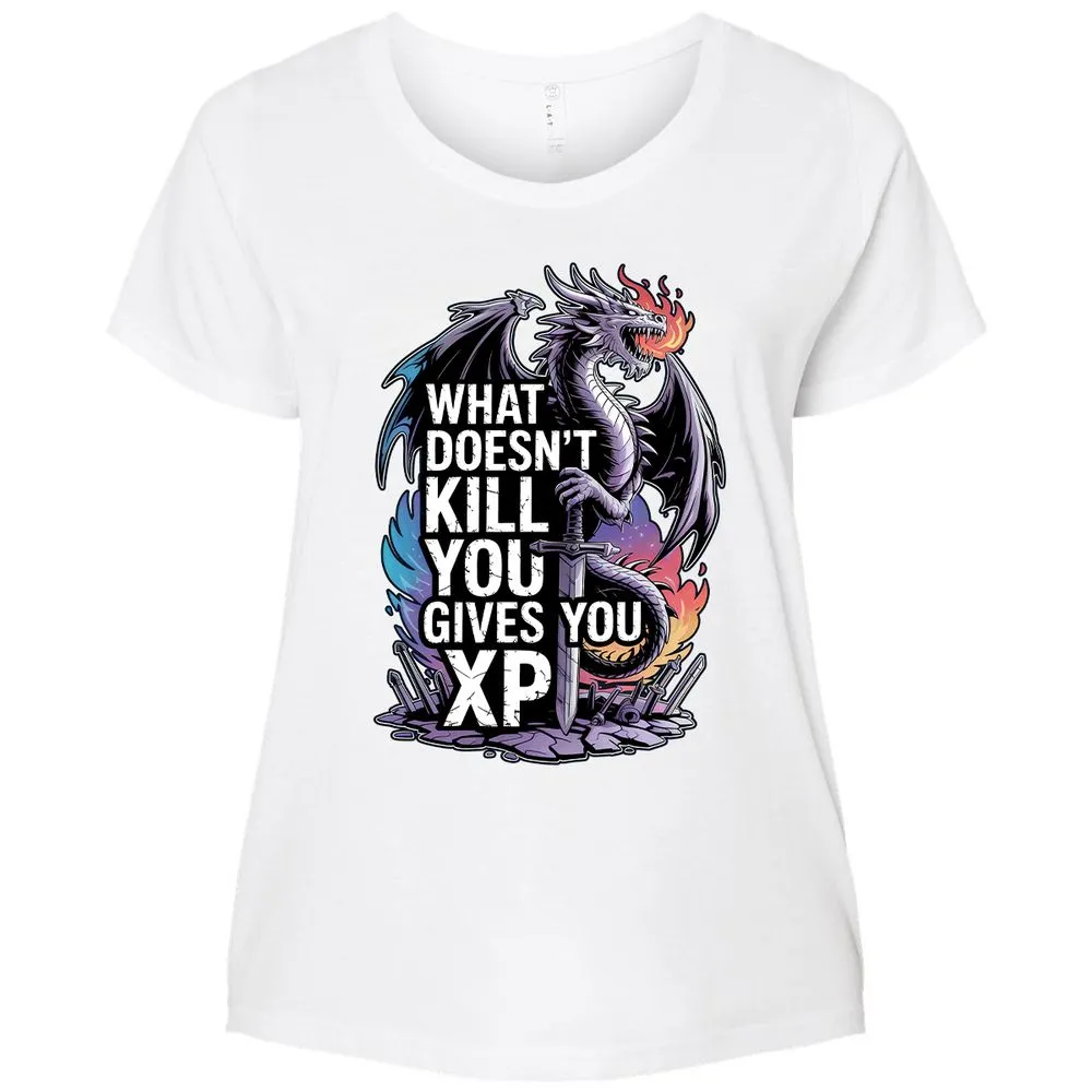 What Doesn't Kill You Dragon Ladies Curvy Jersey - White - 6