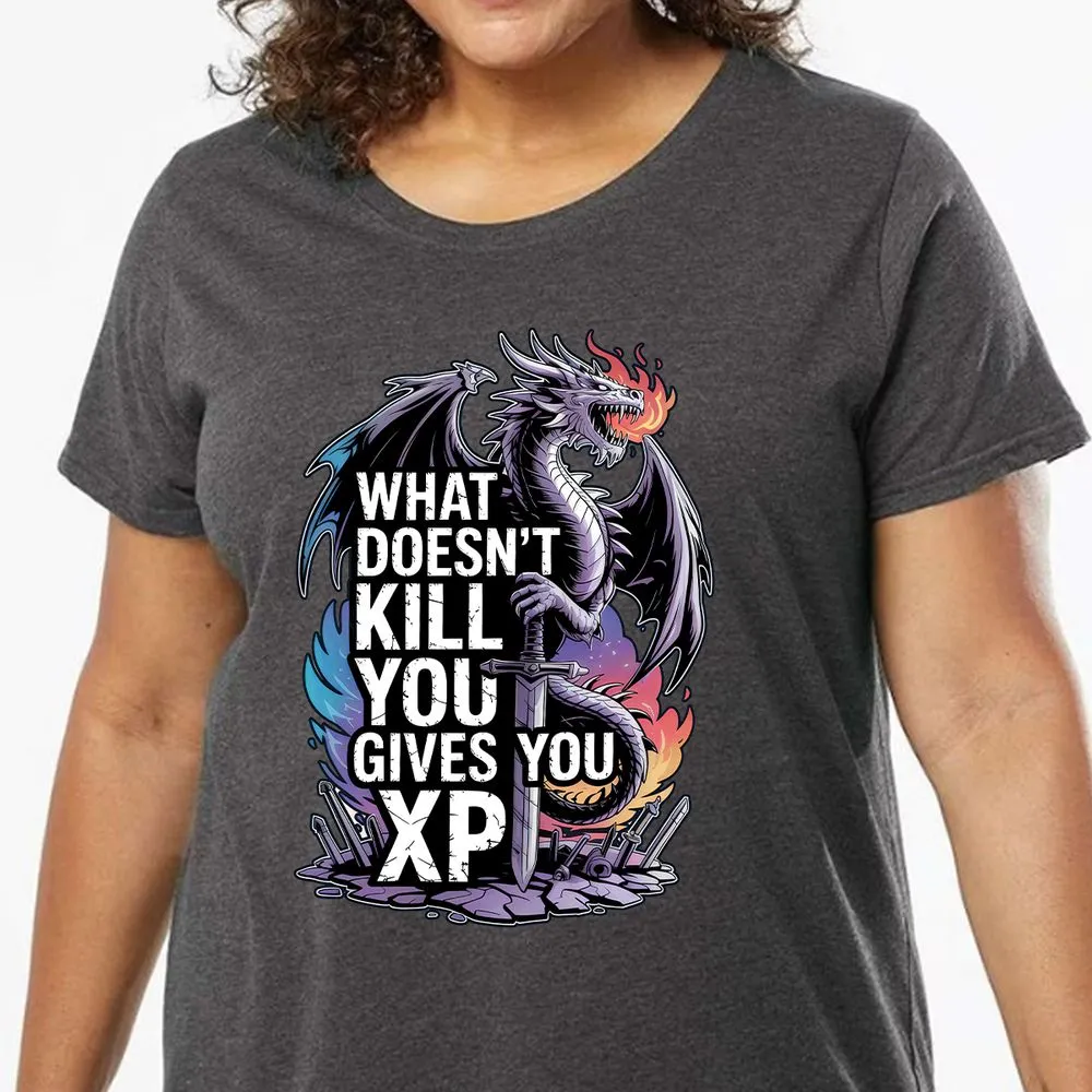 What Doesn't Kill You Dragon Ladies Curvy Jersey - model - 0