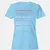 Air Force Veteran Women's T-Shirt - Light Blue - 8