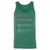 Attorney Stats Unisex Jersey Tank - Kelly - 9