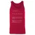 Attorney Stats Unisex Jersey Tank - Red - 11
