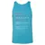 Attorney Stats Unisex Jersey Tank - Aqua Triblend - 3