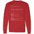 Bartender Stats Long Sleeve T-Shirt - Red - 14