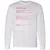 Bartender Stats Long Sleeve T-Shirt - White - 5