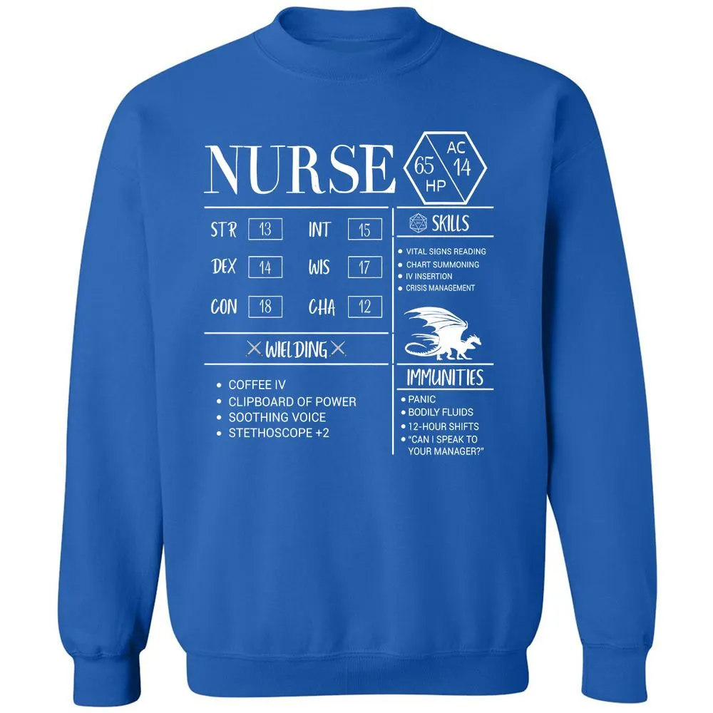 Nurse New Classic Unisex Sweatshirt - Royal - 9