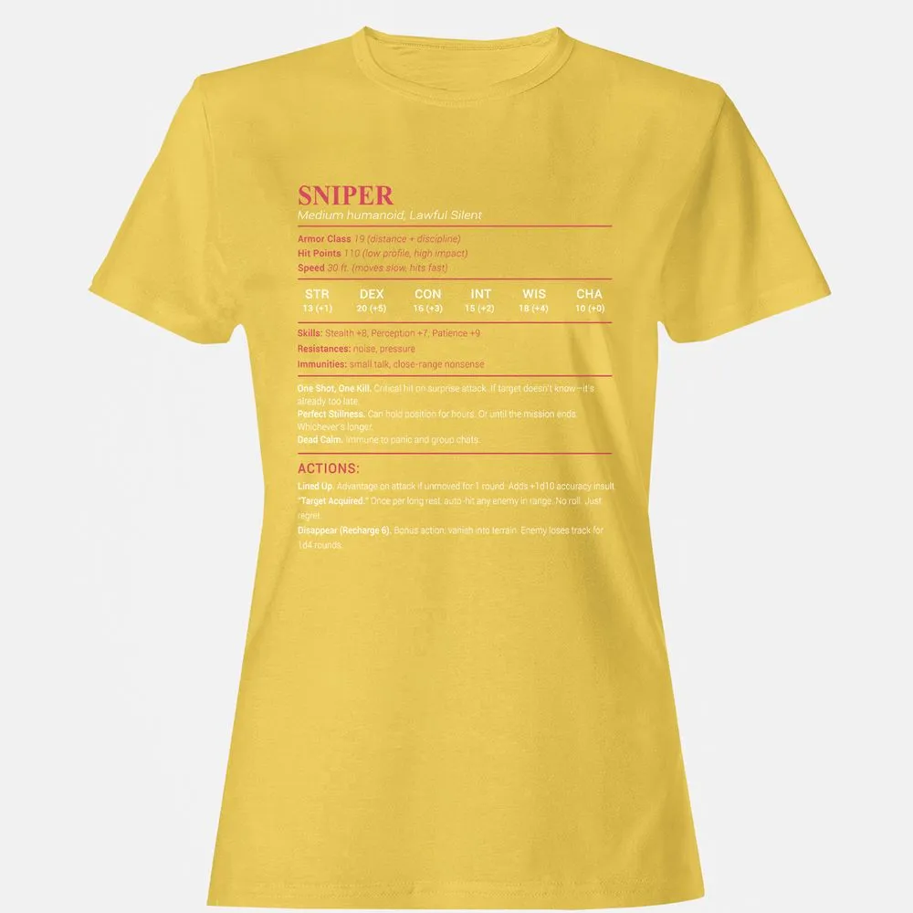 Sniper Stats Women's T-Shirt - Daisy - 4