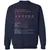 Bartender Stats Classic Unisex Sweatshirt - Navy - 2