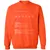 Bartender Stats Classic Unisex Sweatshirt - Orange - 10
