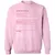Bartender Stats Classic Unisex Sweatshirt - Light Pink - 3