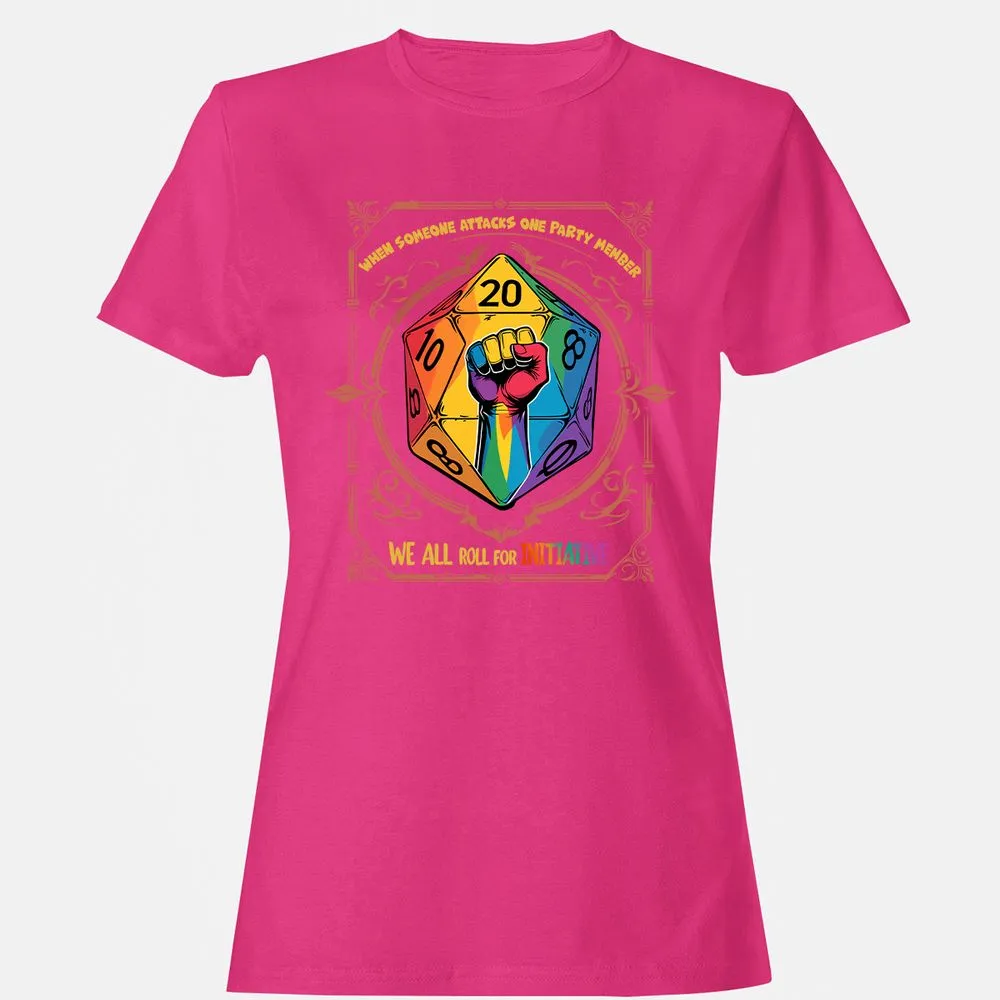 Roll For Initiative Women's T-Shirt - Heliconia - 6