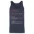 Actress Stats Unisex Jersey Tank - Navy - 2