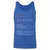 Actress Stats Unisex Jersey Tank - True Royal Triblend - 12