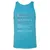 Baseball Player Unisex Jersey Tank - Aqua Triblend - 3