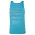 Basketball Player Unisex Jersey Tank - Aqua Triblend - 3
