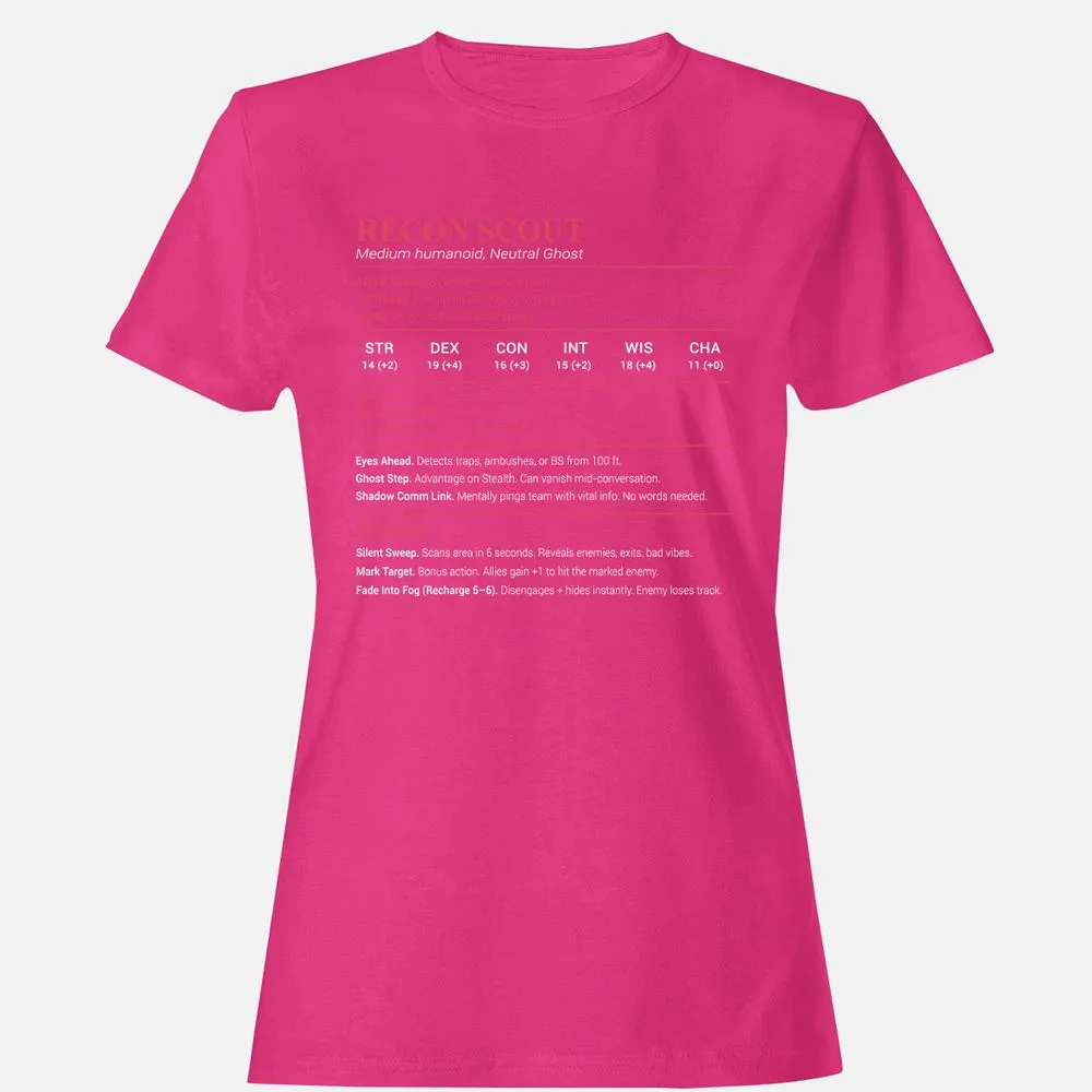 Recon Scout Women's T-Shirt - Heliconia - 6