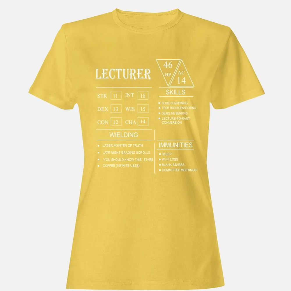Lecturer New Women's T-Shirt - Daisy - 4