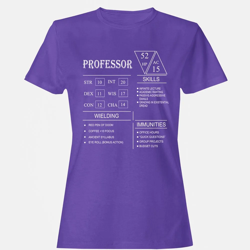 Professor New Women's T-Shirt - Purple - 12