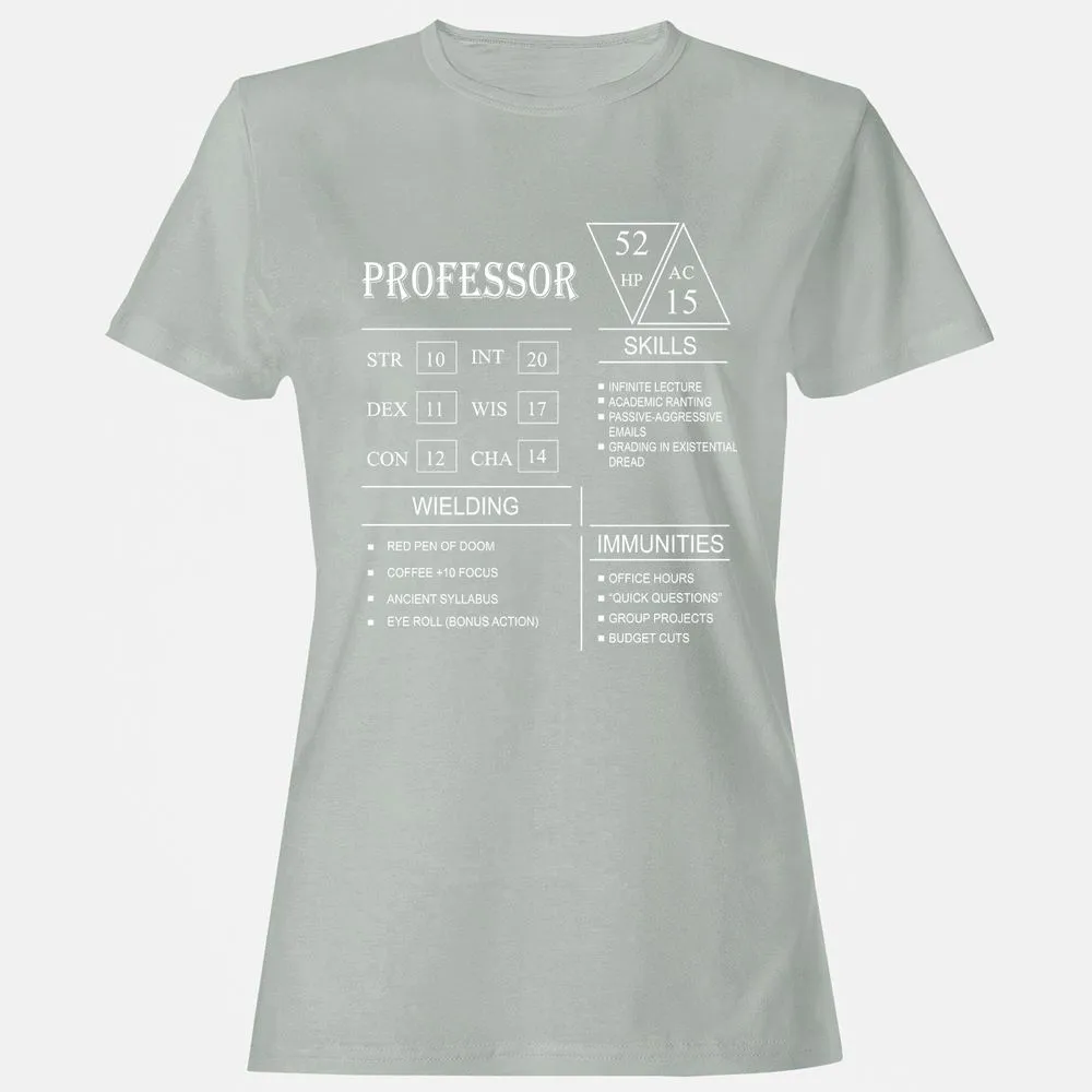 Professor New Women's T-Shirt - Ash - 2