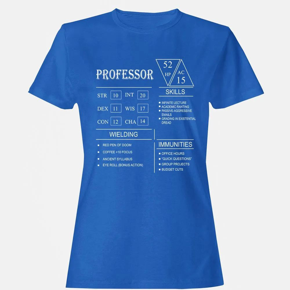 Professor New Women's T-Shirt - Royal - 14