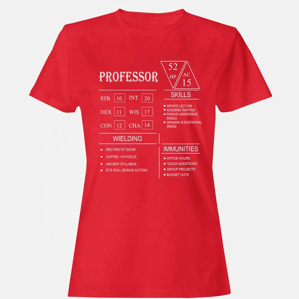 Professor New Women's T-Shirt - Red - 13