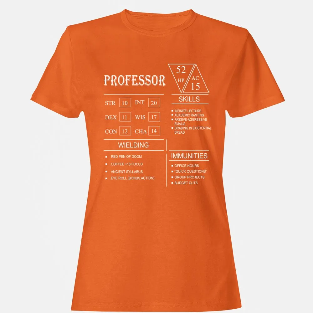 Professor New Women's T-Shirt - Orange - 11