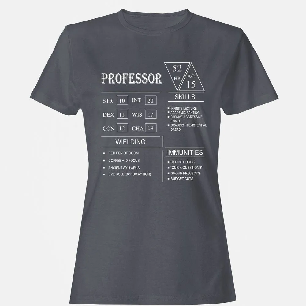Professor New Women's T-Shirt - Dark Heather - 5