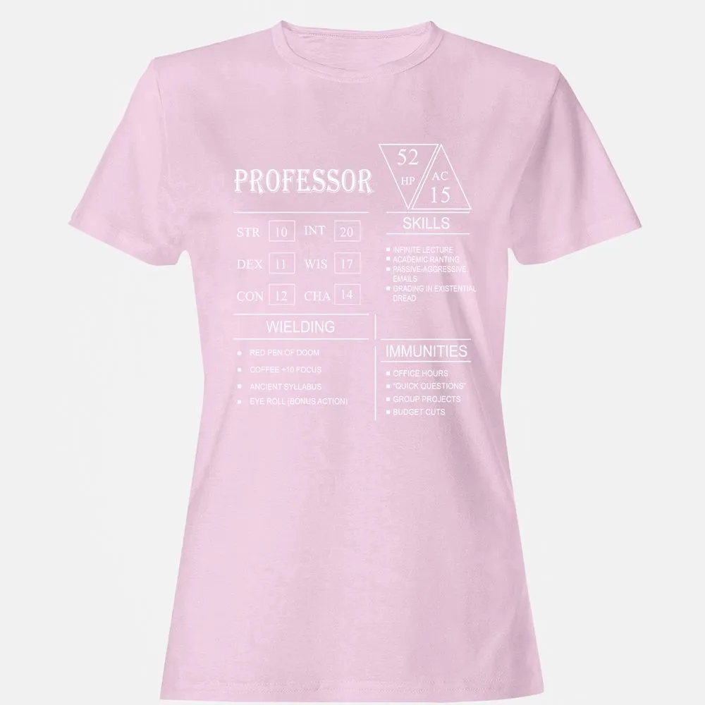 Professor New Women's T-Shirt - Light Pink - 9