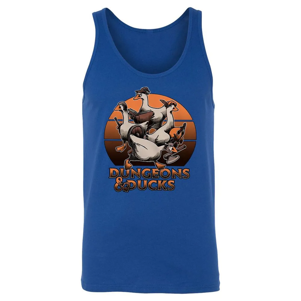 Dungeons And Ducks Unisex Jersey Tank - True Royal - 13
