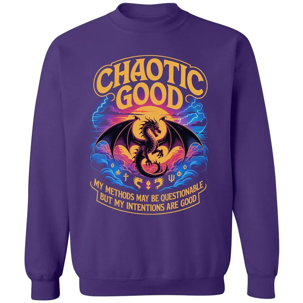 Chaotic Good Classic Unisex Sweatshirt - Purple - 6