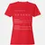 Actress Stats Women's T-Shirt - Red - 13