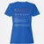 Baseball Player Women's T-Shirt - Royal - 14