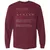 Army Veteran Long Sleeve T-Shirt - Maroon - 11