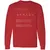 Army Veteran Long Sleeve T-Shirt - Red - 14