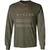 Army Veteran Long Sleeve T-Shirt - Military Green - 16