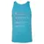Baseball Mom Unisex Jersey Tank - Aqua Triblend - 3