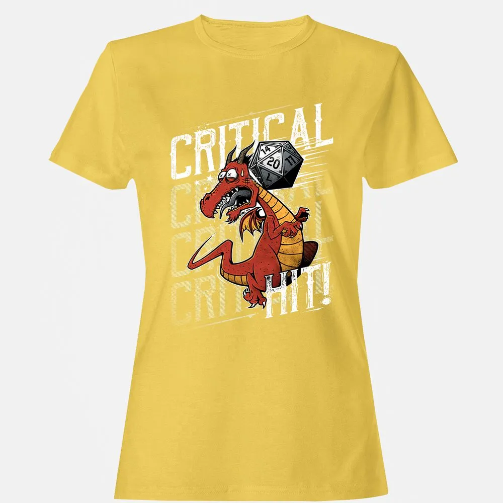 Funny Dragon Critical Hit Women's T-Shirt - Daisy - 4