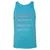 Basketball Mom Unisex Jersey Tank - Aqua Triblend - 3