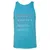 Basketball Dad Unisex Jersey Tank - Aqua Triblend - 3