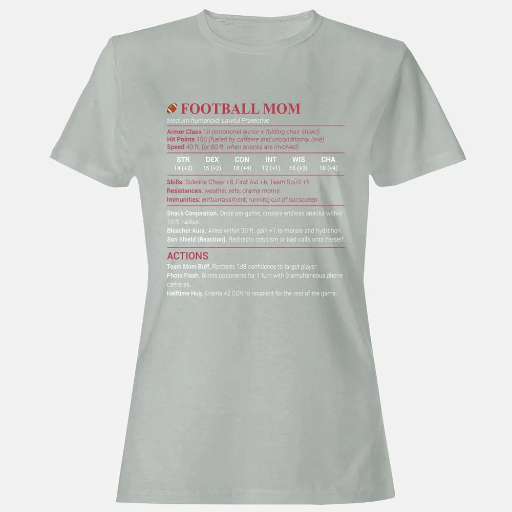 Football Mom Women's T-Shirt - Ash - 2