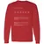 Attorney Stats Long Sleeve T-Shirt - Red - 14