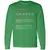 Attorney Stats Long Sleeve T-Shirt - Irish Green - 10