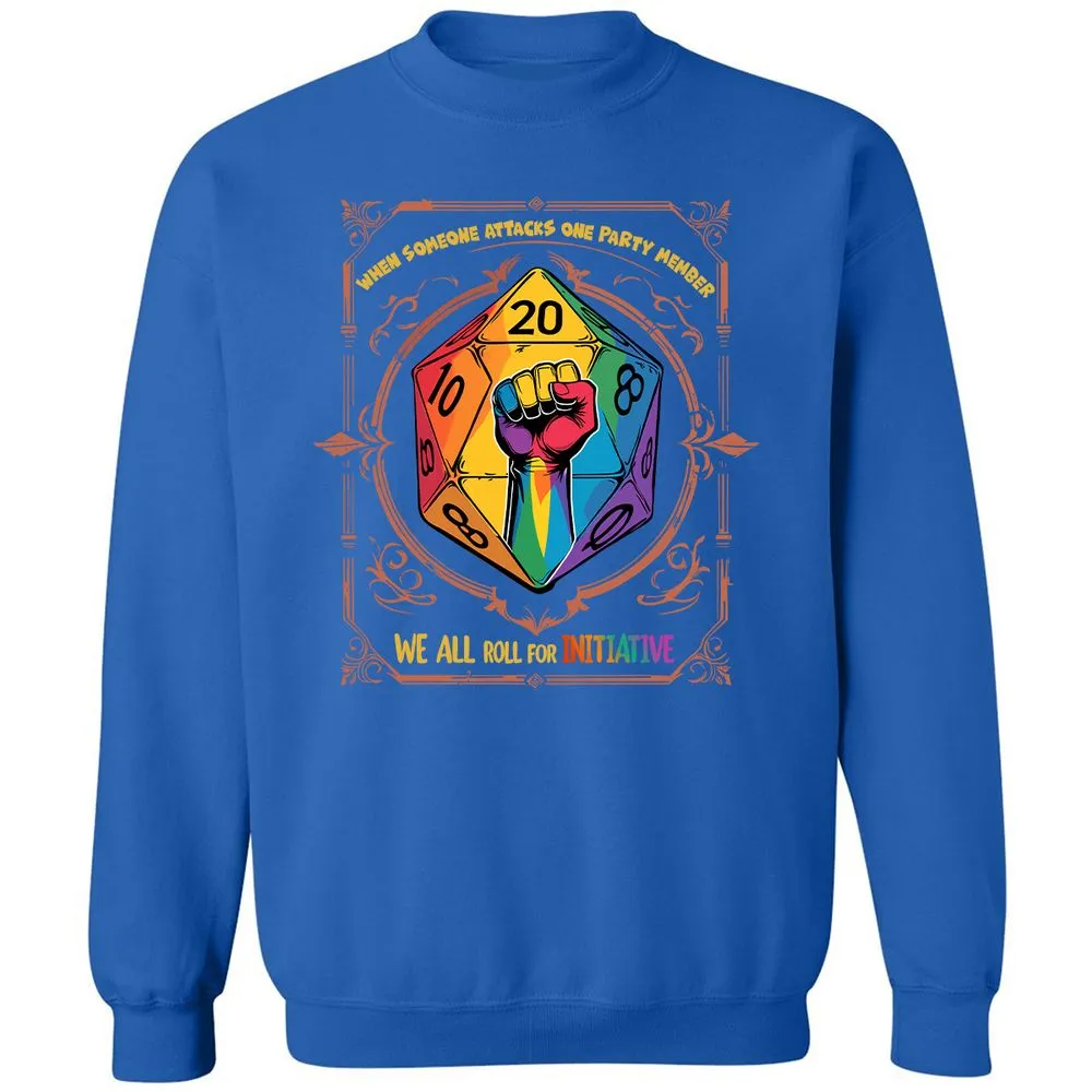 Roll For Initiative Classic Unisex Sweatshirt - Royal - 9