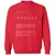 Attorney Stats Classic Unisex Sweatshirt - Red - 5