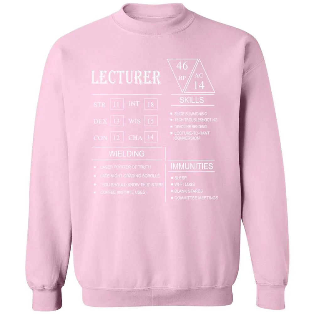 Lecturer New Classic Unisex Sweatshirt - Light Pink - 3