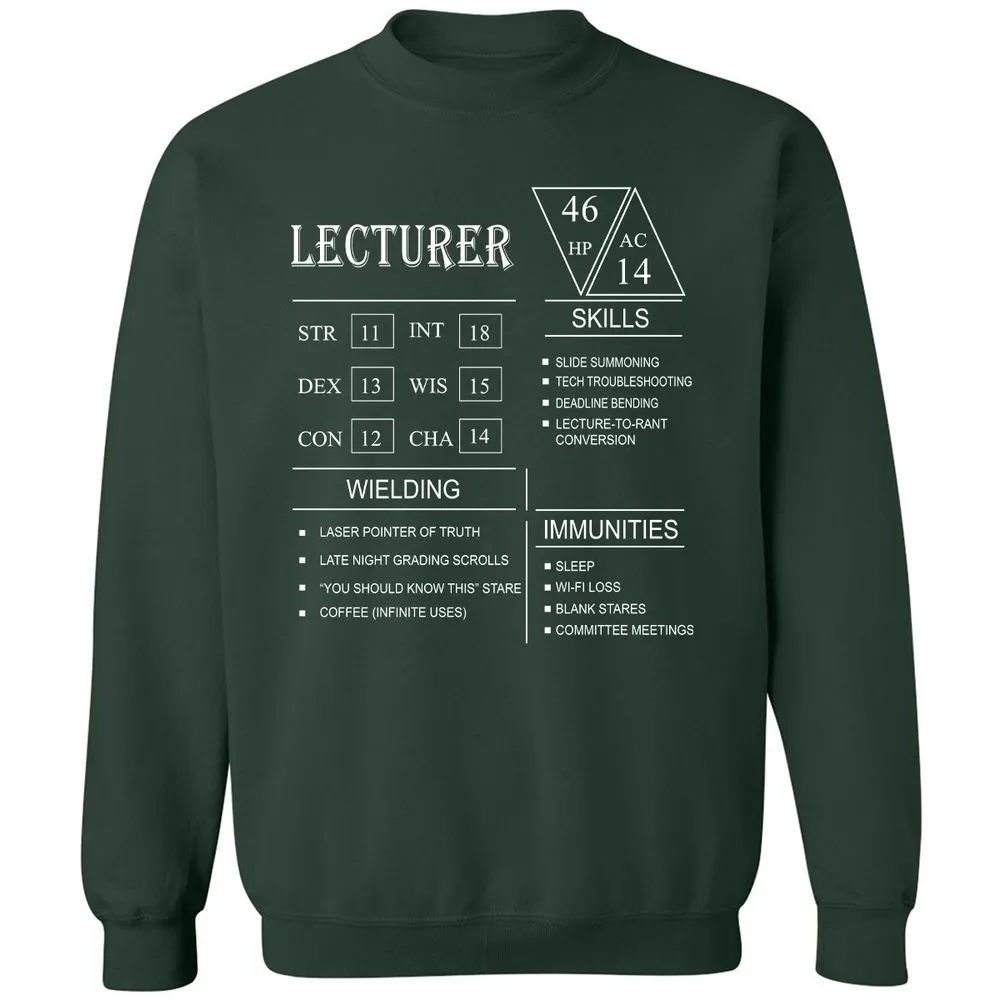 Lecturer New Classic Unisex Sweatshirt - Forest Green - 4