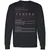 Actress Stats Long Sleeve T-Shirt - Black - 1