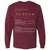 Actress Stats Long Sleeve T-Shirt - Maroon - 11
